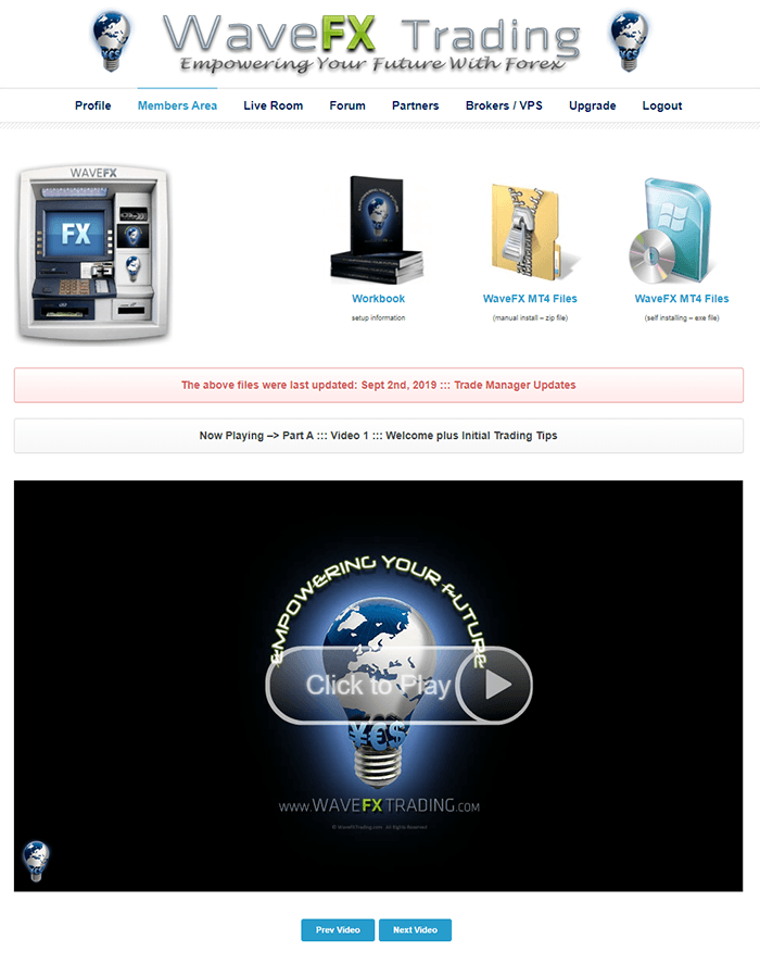 WaveFX video course lesson interface and content
